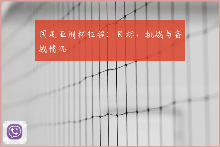 国足亚洲杯征程：目标、挑战与备战情况